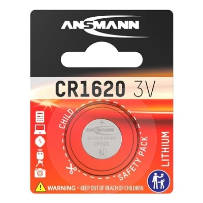 Immagine di ANSMANN 5020072 Cr 1620 Pile a Bottone Batteria Litio 3V