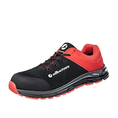 Immagine di Albatros LIFT RED IMPULSE LOW 646600 42 ESD scarpe di sicurezza S1P Taglia delle (EU): Nero/Rosso 1 Paio/a