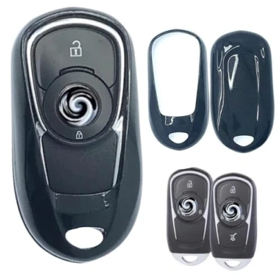 Immagine di Nordecco Custodia per chiave Opel Vauxhall Insignia MK 2 2017 2018 B Mark Grand Sport Astra K 2016 2022 Keyless Remote 2/3 pulsanti (nero)