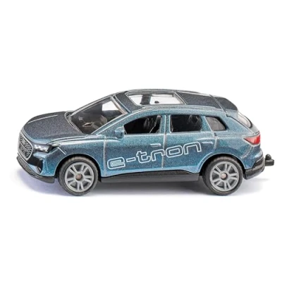 Immagine di siku 1567, Audi Q4 e tron, Auto Giocattolo, Metallo/Plastica, Blu, Con Gancio di Traino, Ruote in Gomma, Vernice Metallizzata