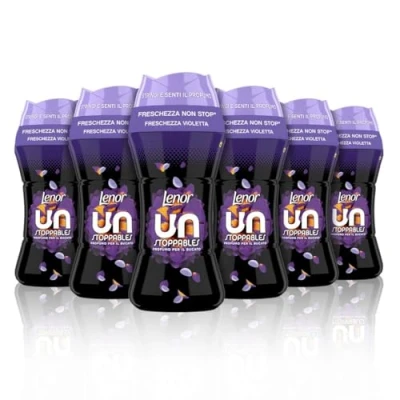 Immagine di Lenor Unstoppables Profumo per il bucato Freschezza Violetta 6 x 195g