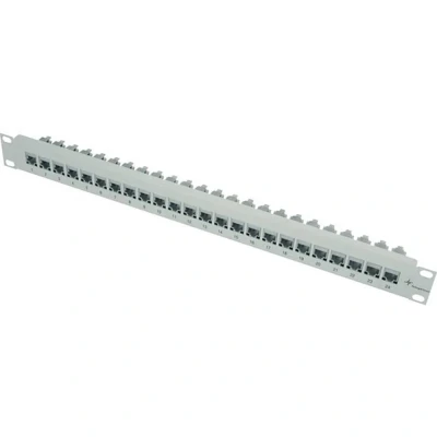 Immagine di Telegärtner J02023A0026 24 Porte Patchpanel di rete 483 mm (19) CAT 6A 1 U Grigio (RAL 7035)