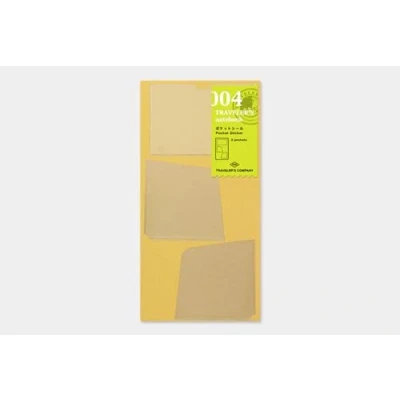 Immagine di Midori Traveler&#039;s Notebook (refill 004) portabiglietti e banconote