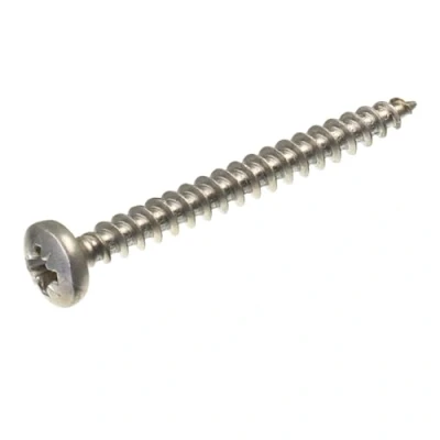 Immagine di SECCARO viti per truciolato a testa semicircolare 4,5 x 45 mm, in acciaio inox V2A VA A2, legno con filettatura completa, Phillips croce/PZ, 200 pezzi
