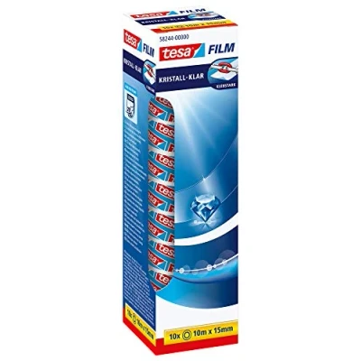 Immagine di tesa 58244 00000 01 Nastro adesivo tesafilm Cristallino Trasparente (L x L) 10 m 15 mm pz.