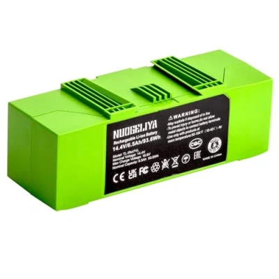 Immagine di ricambio per aspirapolvere iRobot Roomba e i Series i7+ i7 7150 7550 i7550 14,4 V 6500 mAh Li Ion batteria di
