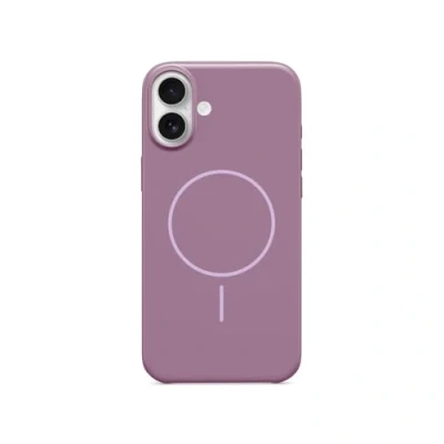 Immagine di Custodia Beats per iPhone 16 Plus protettiva MagSafe, resistente ai graffi, sottile, fodera in microfibra Tramonto viola