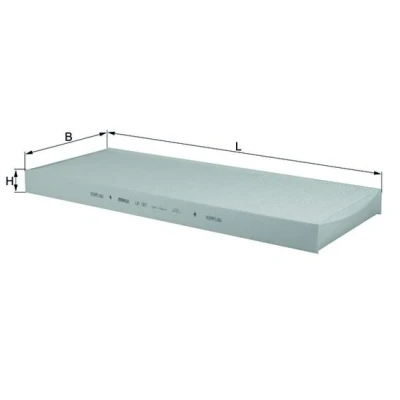 Immagine di MAHLE ORIGINAL LA 167 Filtro abitacolo particellare 405,0mm 164mm 30,0mm FIAT: Ulysse II, Scudo I Van, Station Wagon, LANCIA: Phedra