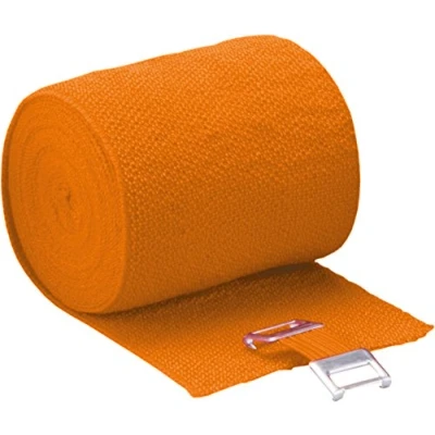 Immagine di Höga Lastic Color, arancione, 8 cm x 5 m, fascia ideale elastica permanente, confezione da 1 (1 0,047 kg)
