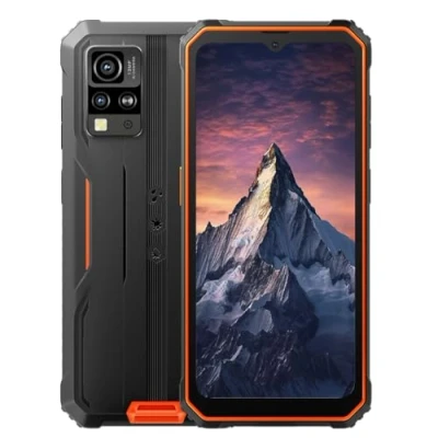 Immagine di Cellulare Rugged IP68 Blackview BV4800 PRO, 12GB+128GB (Estensione 1TB), 6,56&#039;&#039; HD+ 120Hz, 16MP+8MP+5MP, Slot per 3 Schede, Android 14 Smartphone Robusto Dual SIM, Impronta Digitale, GPS NFC Arancione