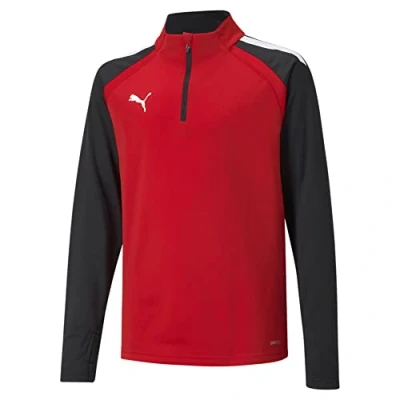 Immagine di puma Teamliga Maglietta a manica lunga per bambini, Taglia: 152, red / black