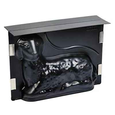 Immagine di ORIGINAL KAISER 658926 Stampo pasquale maxi a forma di agnello, con rivestimento antiaderente, 1,75 l, ricetta [Lingua tedesca]