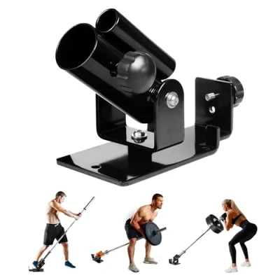 Immagine di Yes4All LPL6 Deluxe T Bar Row Platform Nero landmine attachment Piattaforma completa a 360 e facile da installare Adatto per barre olimpiche standard 1 &quot;e 5 cm