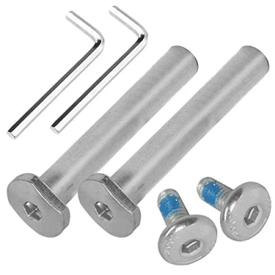 Immagine di OTFAITP M8, 40 76 mm, filettatura interna esagonale, viti e bulloni, set di accessori per scooter 2 3 4 ruote, riparazione ruota anteriore, asse posteriore (63 mm)