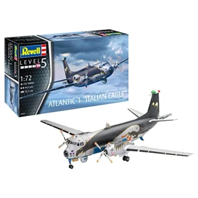 Immagine di Revell 03845 Breguet Atlantic 1&quot; Italian Eagle Modelo, Escala Air Craft Kit per Modelli, Colore Non Laccato, 1:72,