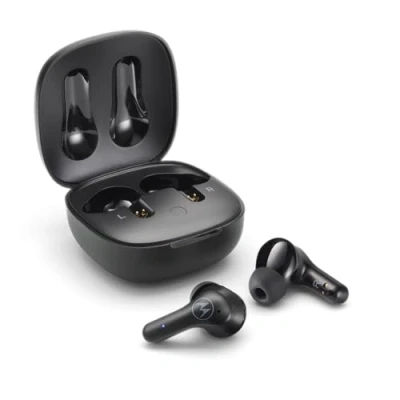 Immagine di Motorola Moto Buds 135 Cuffie senza fili Bluetooth con 5.2 Resistente all&#039;acqua Auricolari in ear Earbuds fino a 18 ore di riproduzione Nero