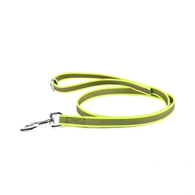 Immagine di Julius K9, Guinzaglio Color &amp; Gray con manico e anello, 20 mm x 1,2 m, neon