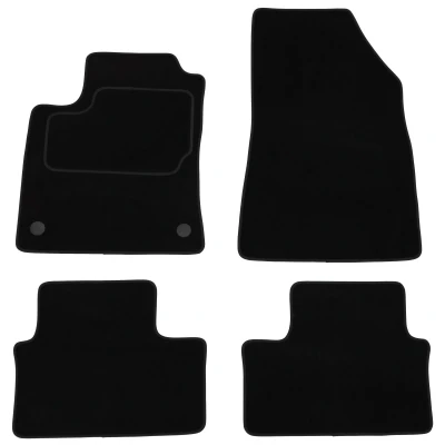 Immagine di MAMMOOTH A041 RNT141 PRM 01 Set tappetino Tessile anteriore e posteriore 4 nero Su misura RENAULT: Clio V Hatchback
