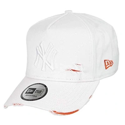 Immagine di New Era York Yankees 9forty A Frame Adjustable cap Distressed White/Orange One Size