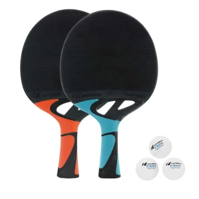 Immagine di CORNILLEAU Confezione da 2 racchette ping pong per esterni ultra resistenti Tacteo Pack Duo
