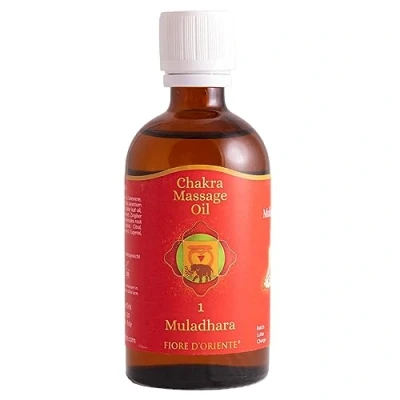 Immagine di MULADHARA 1 CHAKRA BODY MASSAGE OIL 100ML THE REBALANCING SISTEM FIORE D&#039;ORIENTE