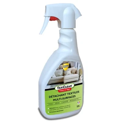 Immagine di Guard Industrie Smacchiatore Tessuti TexClean Spray Detergente Professionale per Tessili, Materassi, Divani, Tappeti, Macchie grasse e magre 500 ml