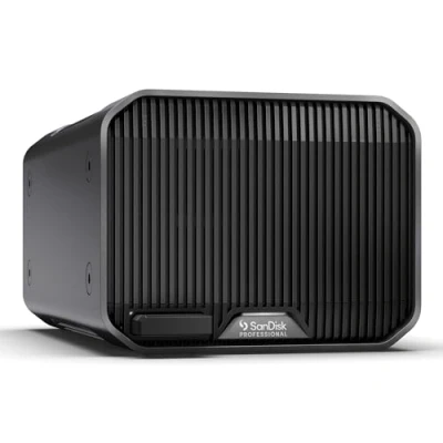 Immagine di SanDisk Professional 24 TB G RAID MIRROR Disco rigido di classe Enterprise per desktop Thunderbolt 3 (40 Gbps) velocità lettura fino a 260 MB/s 7.200 RPM con unità Ultrastar all&#039;interno