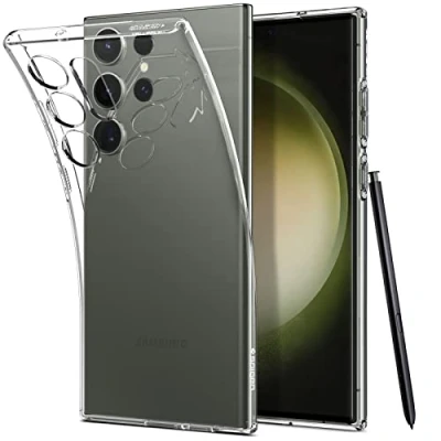 Immagine di Spigen Liquid Crystal TPU Back Cover Trasparente Samsung Galaxy S23 Ultra