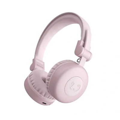 Immagine di Fresh &#039;n Rebel Code Core, Cuffie Bluetooth senza fili, sull&#039;orecchio, 30 ore di autonomia, con microfono e assistente vocale, controllo del volume tasti play/pause, pieghevoli (Smokey Pink)
