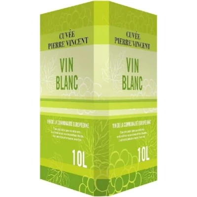 Immagine di Pierre Vincent Vino Bianco fresco e aromatico, Bag in Box 10L BIB (1 x 10L)