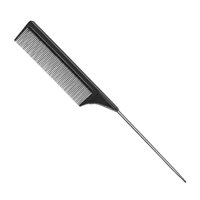 Immagine di Pettine di Coda, Antistatico in Fibra Carbonio, Coda Topo d&#039;Acciaio Fibra, Carbonio Pettini Resistenti al Calore, Parrucchiere Pettine, per Parrucchieri e la Casa