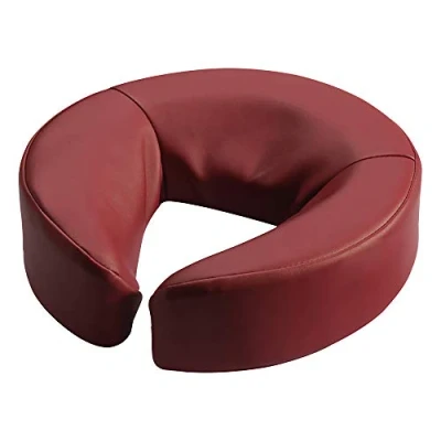 Immagine di Master Massage Cuscino per il viso lettino da massaggio, in memory foam, colore bordeaux