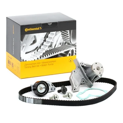Immagine di CONTITECH CT881WP1 Pompa Acqua + Kit Cinghia Distribuzione con viti per albero a camme 117 FORD: FIESTA 5, Focus C Max, Mk1 Hatchback