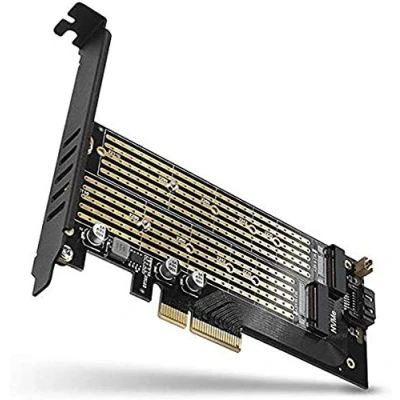 Immagine di AXAGON PCEM2 D Scheda PCI Express PCIe Adatto per (SSD): M.2 NVMe SSD