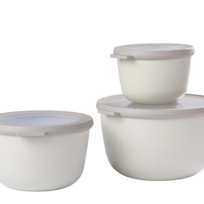 Immagine di Mepal Bowls Set Nordic White of 3 (500, 1000, 2000 ml)