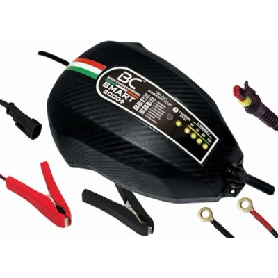 Immagine di BC Battery Controller SMART 2000+ Caricabatterie/Mantenitore Intelligente 2 Ampere per Batterie 12V Piombo Acido, adatto Moto, Scooter e Auto fino a 100Ah