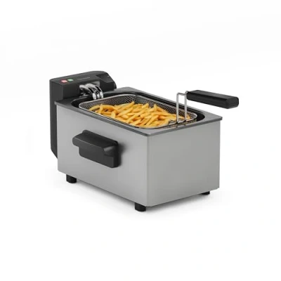 Immagine di Tristar Friggitrice, 3L Capacità, 2000W, Tecnologia Cool Zone, Acciaio Inossidabile, Termostato Regolabile, Facile da Pulire, Parti Rimovibili, FR 9325