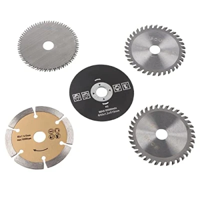 Immagine di 5Pcs lama per circolare in metallo duro Diametro esterno 85mm Mini Utensile da taglio interno durevole 15mm Resistente all&#039;usura seghe elettriche a mano