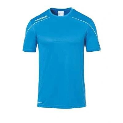 Immagine di uhlsport Stream 22, Maglia Unisex Bambini e Ragazzi, Cyan/Weiß, 128