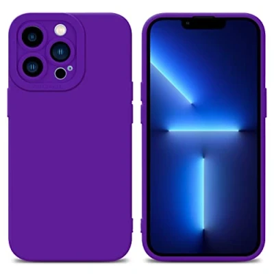 Immagine di Cadorabo Custodia compatibile con Apple iPhone 13 PRO in FLUID VIOLA SCURO Coperchio protettivo silicone TPU flessibile