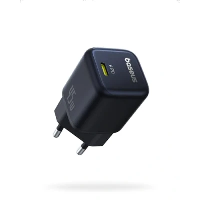 Immagine di Baseus PicoGo Caricatore iPhone USB C GaN 45W, Caricabatterie rapido PD 3.0 PPS, compatibile con 16/16 Pro/16 Pro Max/15 Pro/15 Max, Galaxy, Pixe, iPad (senza cavo di ricaric