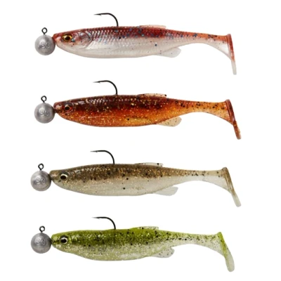 Immagine di Savage Gear Fat Minnow T Tail Rtf S Shad Clearwater Mix 9cm (7g) (5 pezzi) Shads