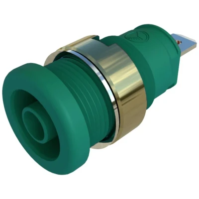 Immagine di SKS Hirschmann SEB 2610 F4,8 Presa di sicurezza da laboratorio verticale Ø perno: 4 mm Verde 1 pz.