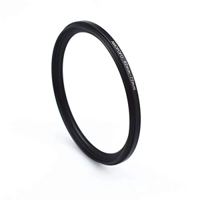 Immagine di adattatore filtro riduttore per fotocamera da 82 mm a 72 mm, step down, anello obiettivo con filettatura su