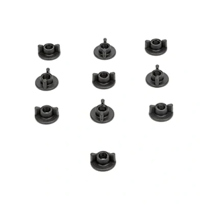 Immagine di STEY ACCESORIOS 10 pezzi dado a farfalla, bullone in plastica resistente, per viti metrica M6, Made EU