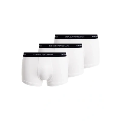 Immagine di Emporio Armani Stretch Trunk 3 PACK Culotte, Uomo, Taglia: XXL, White