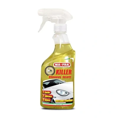 Immagine di Ma Fra, Killer, Detergente Spray per Auto, Elimina Macchie e Tracce di Insetti Moscerini in modo Facile Veloce Senza Strofinare, Formato da 500ml