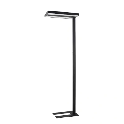 Immagine di Lampade da terra per Ufficio &#039;Logan&#039; dimmerabile con sensore di movimento colore Nero, in Alluminio ad es. Studio &amp; (1 luce, lampadina inclusa) Arcchio lampada ufficio,
