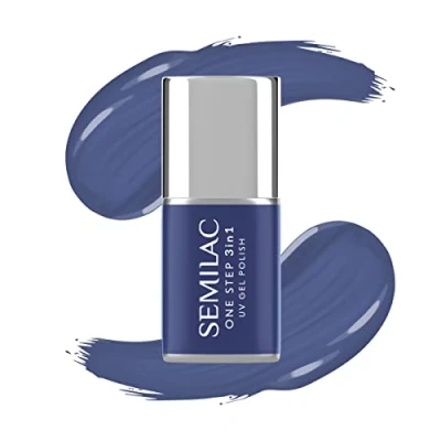 Immagine di Semilac One Step 3 in 1 smalto UV S850 Calm Ocean Blue 7 ml