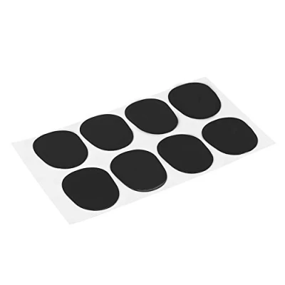 Immagine di Bnineteenteam Pad per bocchino Sax clarinetto Sassofono tenore Soprano Alto (0,3/0,5/0,8 mm 2 Colori ， Forme(0,3 Ovale Nero) Salvabocchino